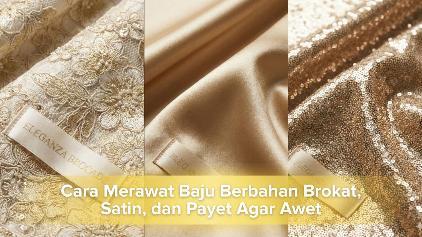 image of Cara Merawat Baju Berbahan Brokat, Satin, dan Payet Agar Awet